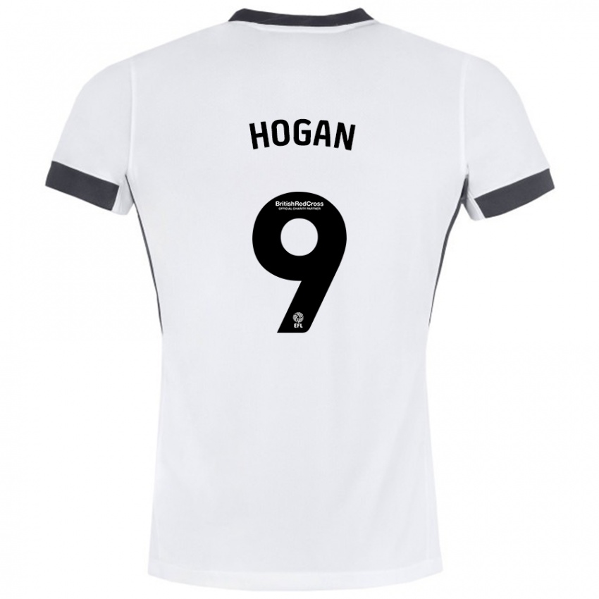 Criança Camisola Scott Hogan #9 Preto Branco Alternativa 2024/25 Camisa