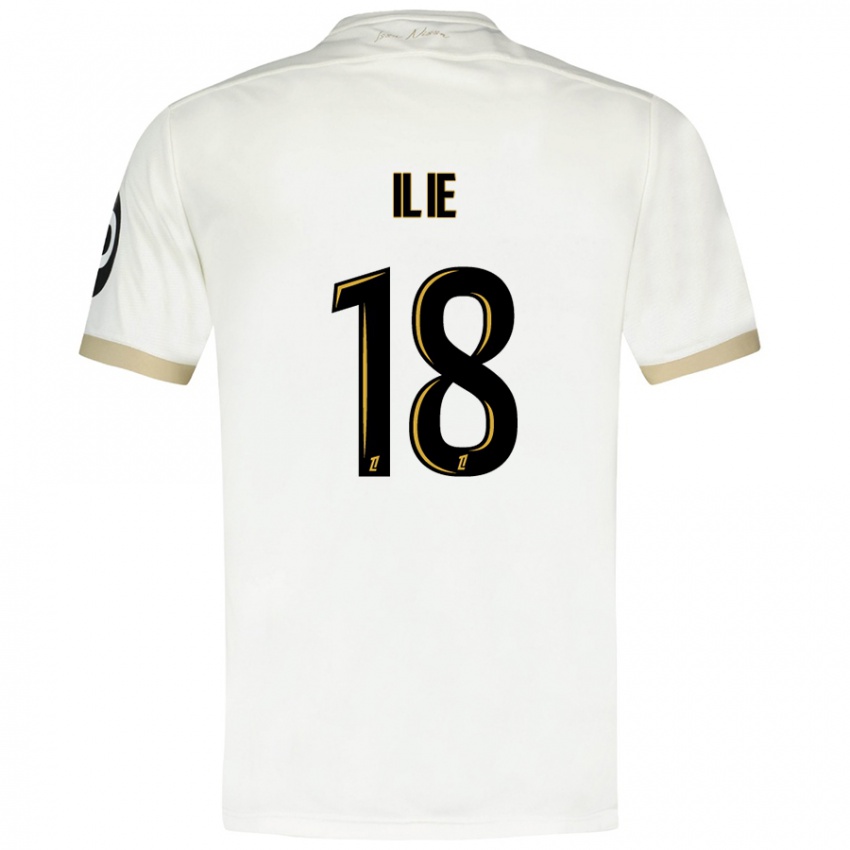 Criança Camisola Rareș Ilie #18 Ouro Branco Alternativa 2024/25 Camisa