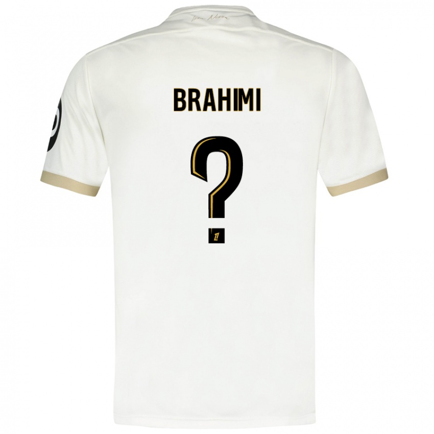 Criança Camisola Billal Brahimi #0 Ouro Branco Alternativa 2024/25 Camisa