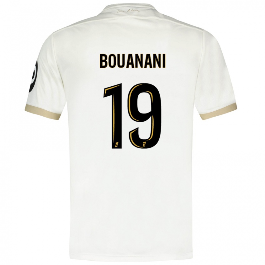 Criança Camisola Badredine Bouanani #19 Ouro Branco Alternativa 2024/25 Camisa