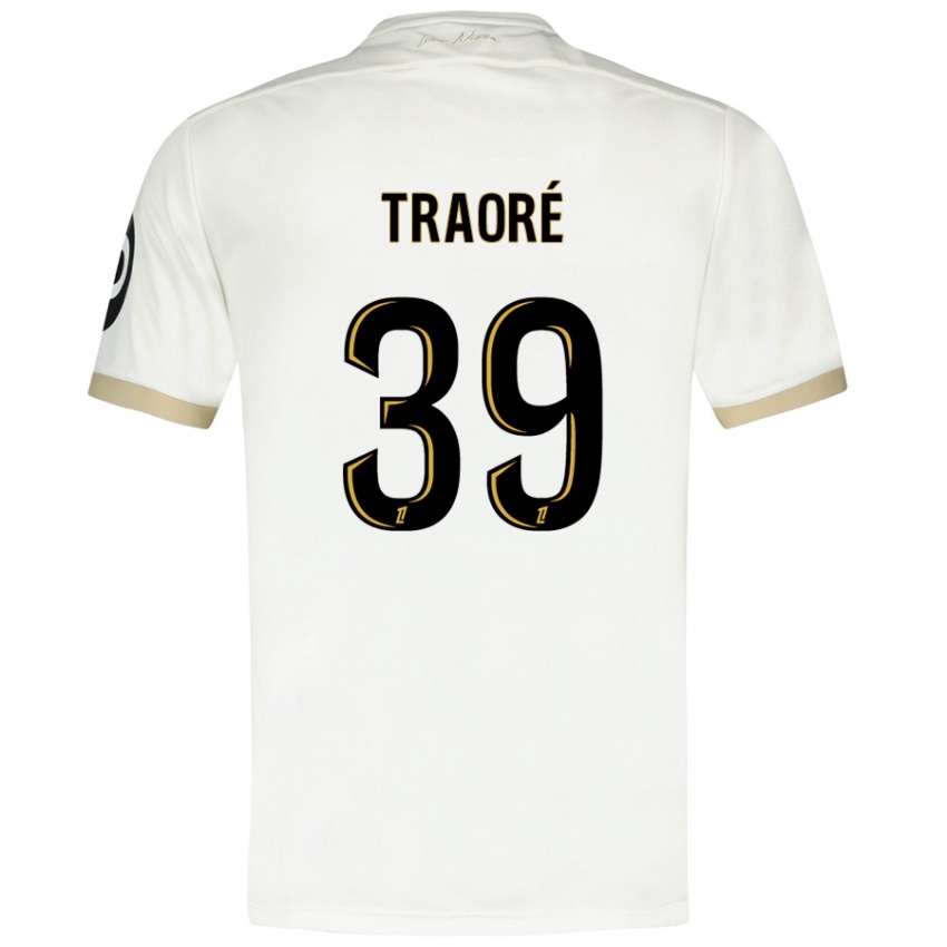 Criança Camisola Daouda Traoré #39 Ouro Branco Alternativa 2024/25 Camisa