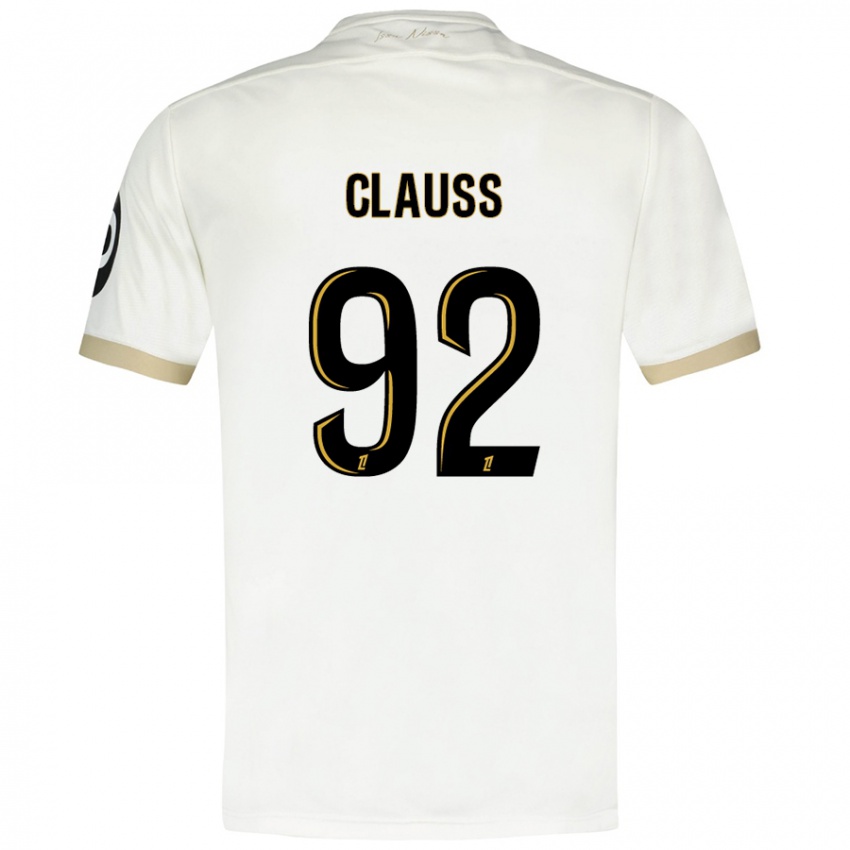 Criança Camisola Jonathan Clauss #92 Ouro Branco Alternativa 2024/25 Camisa