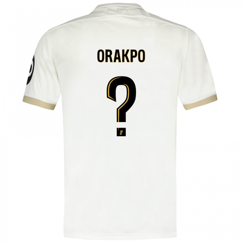 Criança Camisola Victor Orakpo #0 Ouro Branco Alternativa 2024/25 Camisa