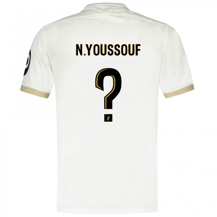 Criança Camisola Naké Youssouf #0 Ouro Branco Alternativa 2024/25 Camisa