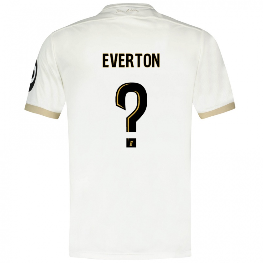 Criança Camisola Everton #0 Ouro Branco Alternativa 2024/25 Camisa