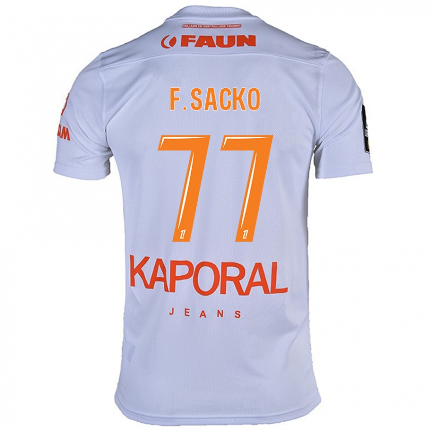 Criança Camisola Falaye Sacko #77 Branco Alternativa 2024/25 Camisa