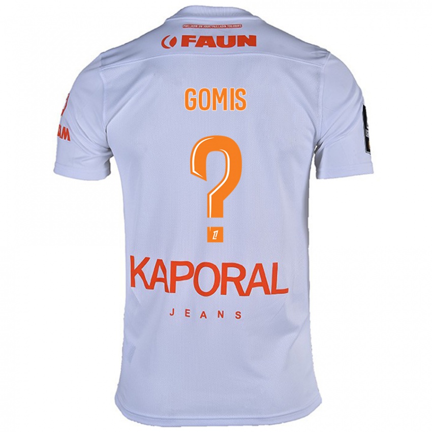 Criança Camisola Kabissan Gomis #0 Branco Alternativa 2024/25 Camisa