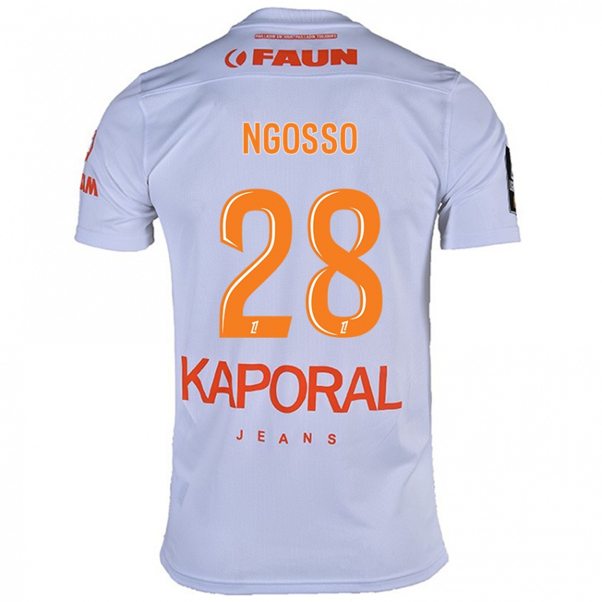 Criança Camisola Glenn Ngosso #28 Branco Alternativa 2024/25 Camisa