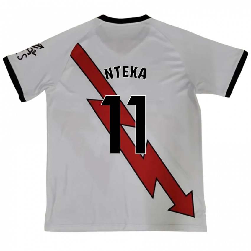 Criança Camisola Randy Nteka #11 Vermelho Alternativa 2024/25 Camisa