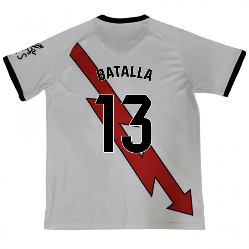 Criança Camisola Augusto Batalla #13 Vermelho Alternativa 2024/25 Camisa