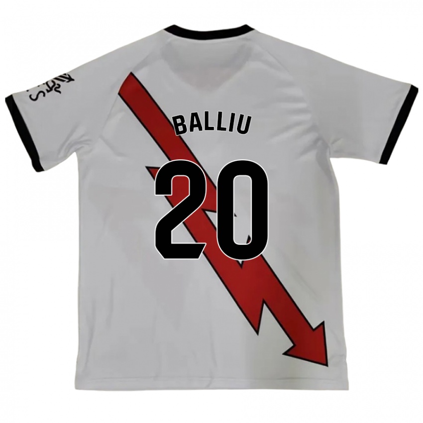 Criança Camisola Iván Balliu #20 Vermelho Alternativa 2024/25 Camisa