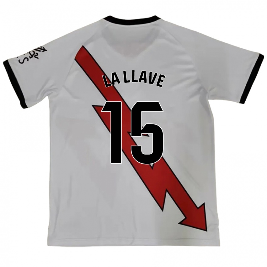 Criança Camisola Kevin De La Llave #15 Vermelho Alternativa 2024/25 Camisa