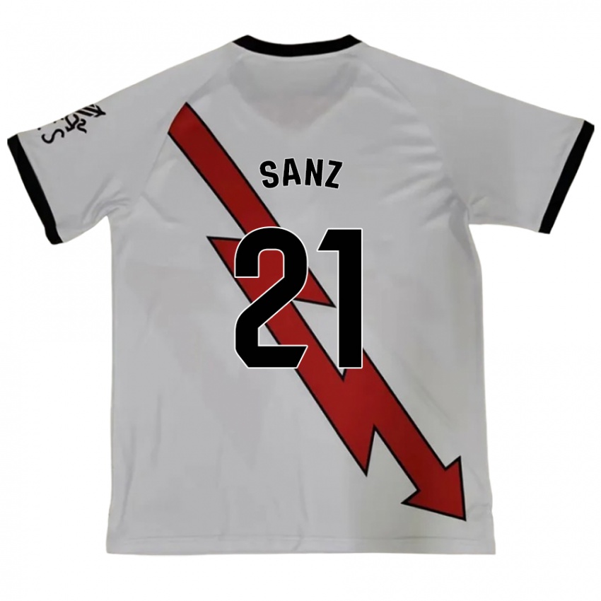 Criança Camisola Luismi Sanz #21 Vermelho Alternativa 2024/25 Camisa