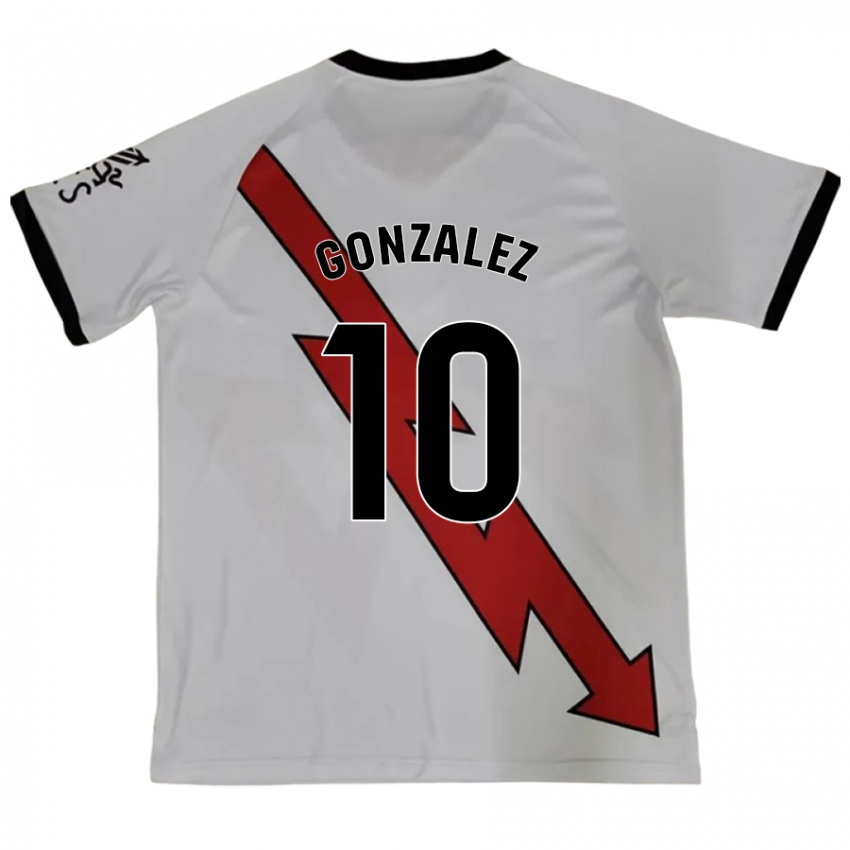 Criança Camisola Alba Gonzalez Perez #10 Vermelho Alternativa 2024/25 Camisa