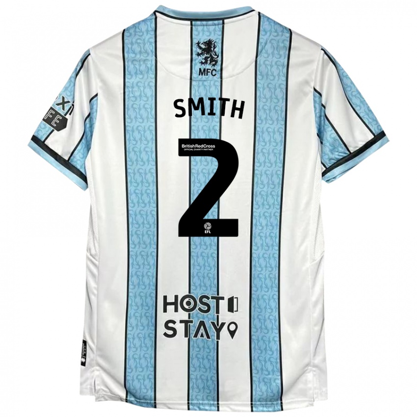 Criança Camisola Tommy Smith #2 Azul Branco Alternativa 2024/25 Camisa