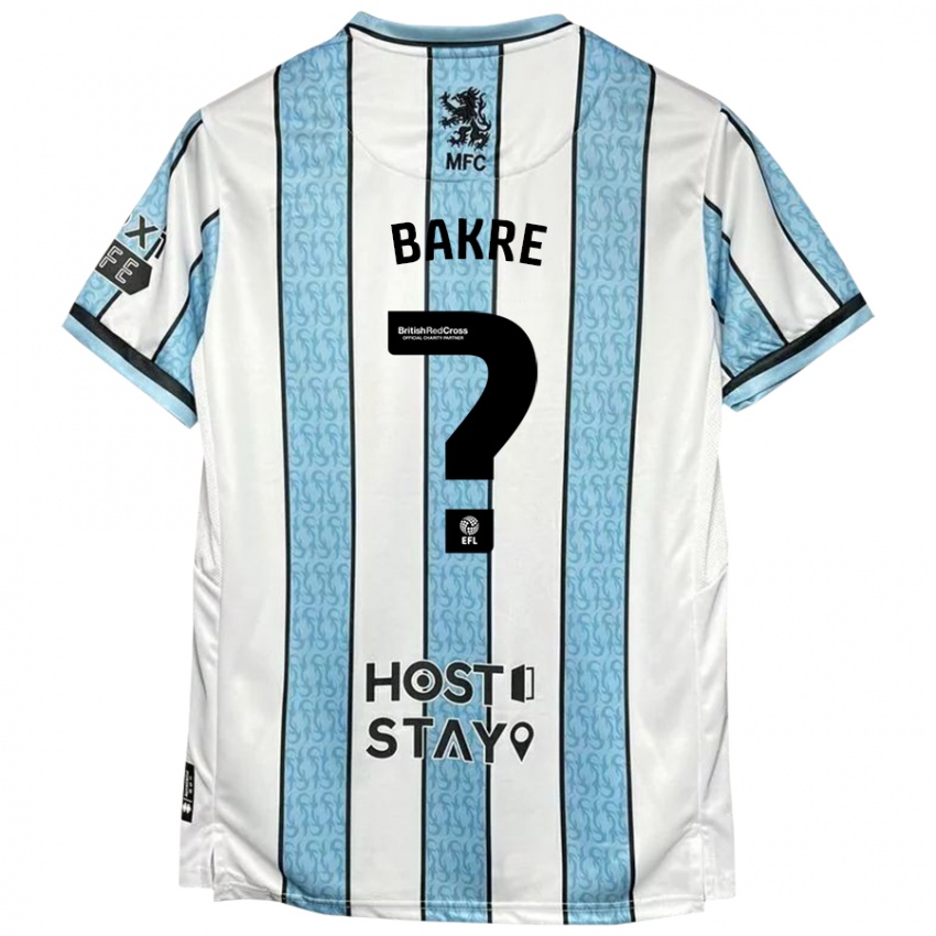 Criança Camisola Hazeem Bakre #0 Azul Branco Alternativa 2024/25 Camisa