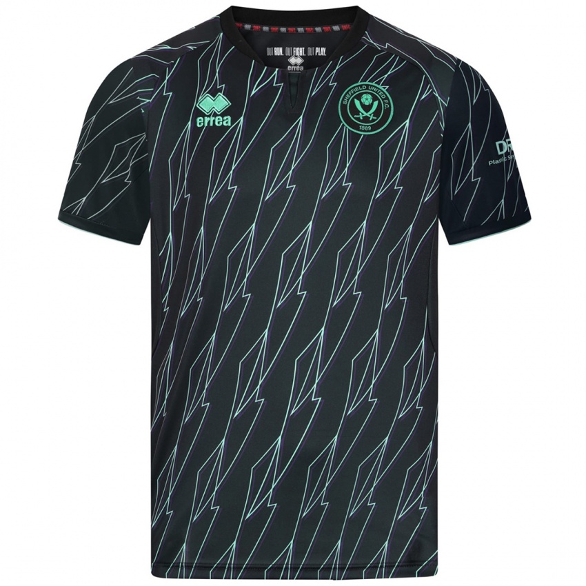 Criança Camisola Jayden Prunty #0 Verde Preto Alternativa 2024/25 Camisa