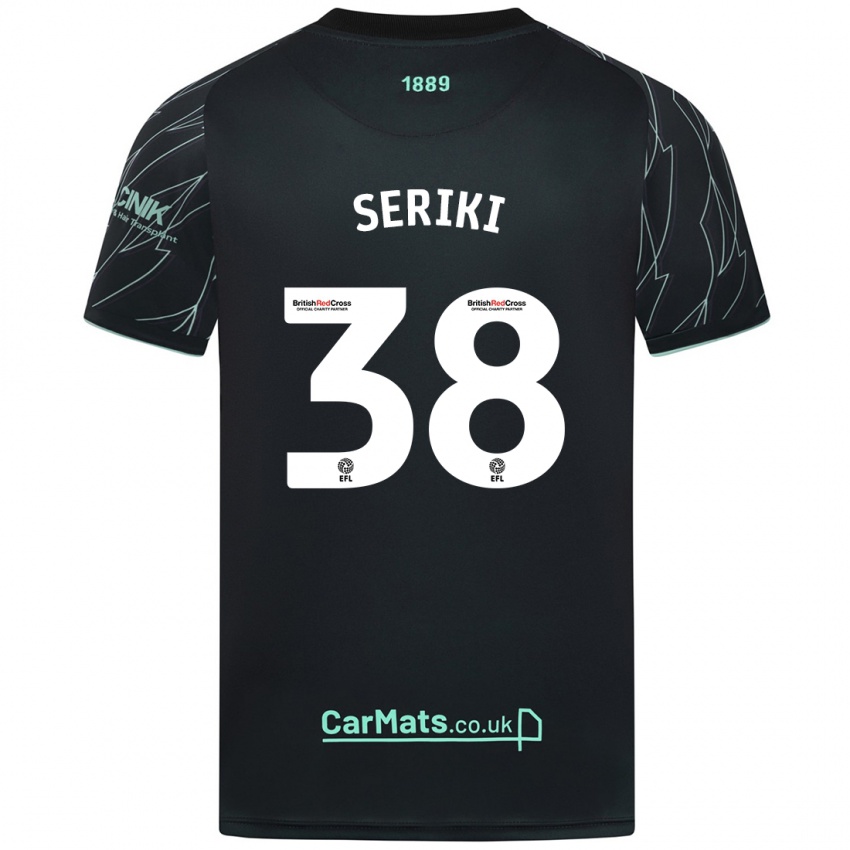 Criança Camisola Femi Seriki #38 Verde Preto Alternativa 2024/25 Camisa