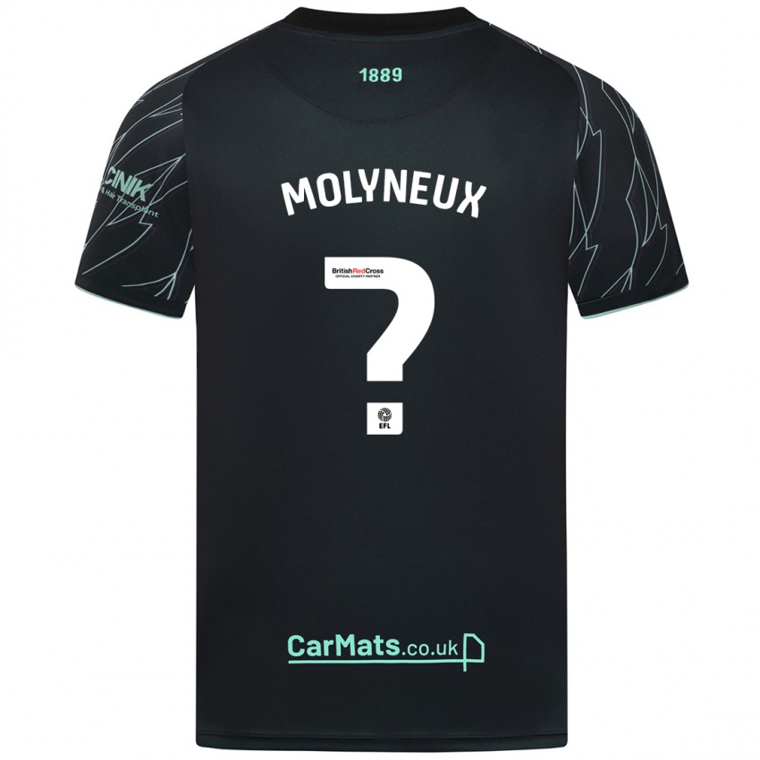 Criança Camisola Henry Molyneux #0 Verde Preto Alternativa 2024/25 Camisa