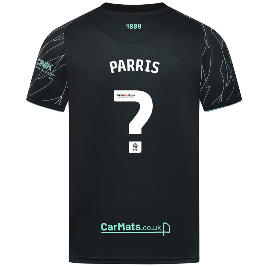 Criança Camisola Mekhi Haughton-Parris #0 Verde Preto Alternativa 2024/25 Camisa