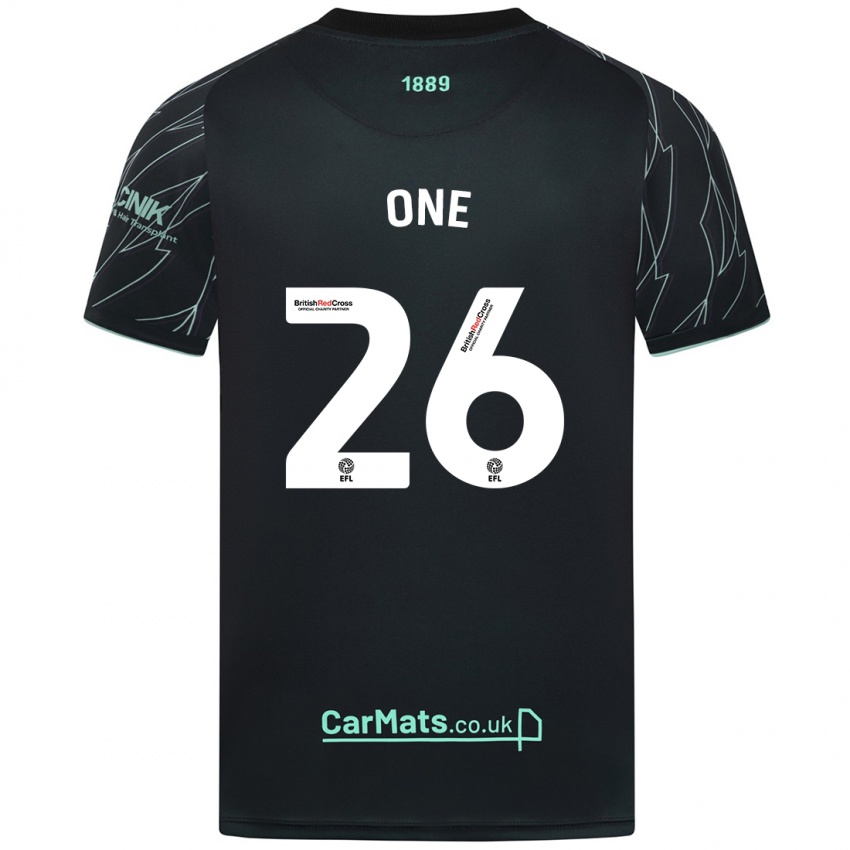 Criança Camisola Ryan Oné #26 Verde Preto Alternativa 2024/25 Camisa