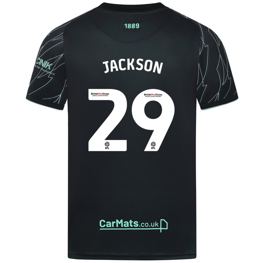 Criança Camisola Fallon Olivia Connolly-Jackson #29 Verde Preto Alternativa 2024/25 Camisa