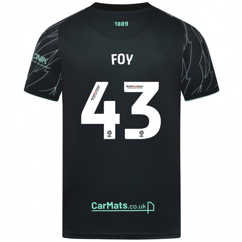 Criança Camisola Gus Foy #43 Verde Preto Alternativa 2024/25 Camisa