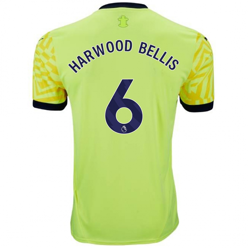 Criança Camisola Taylor Harwood-Bellis #6 Amarelo Alternativa 2024/25 Camisa