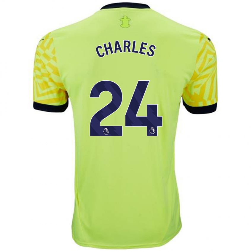 Criança Camisola Shea Charles #24 Amarelo Alternativa 2024/25 Camisa