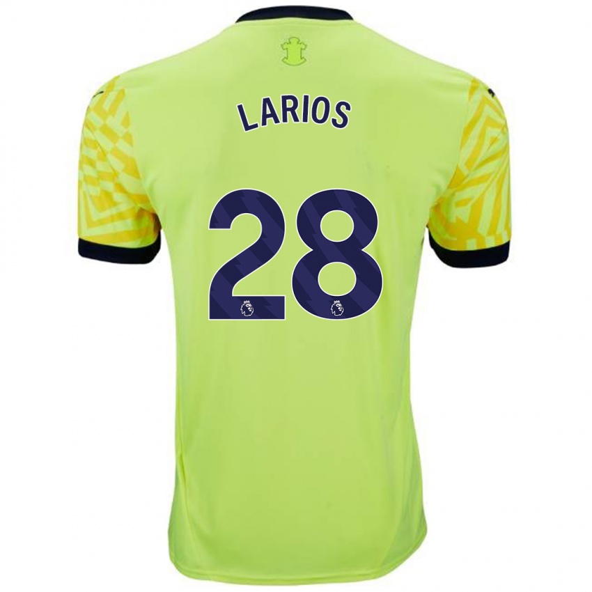 Criança Camisola Juan Larios #28 Amarelo Alternativa 2024/25 Camisa