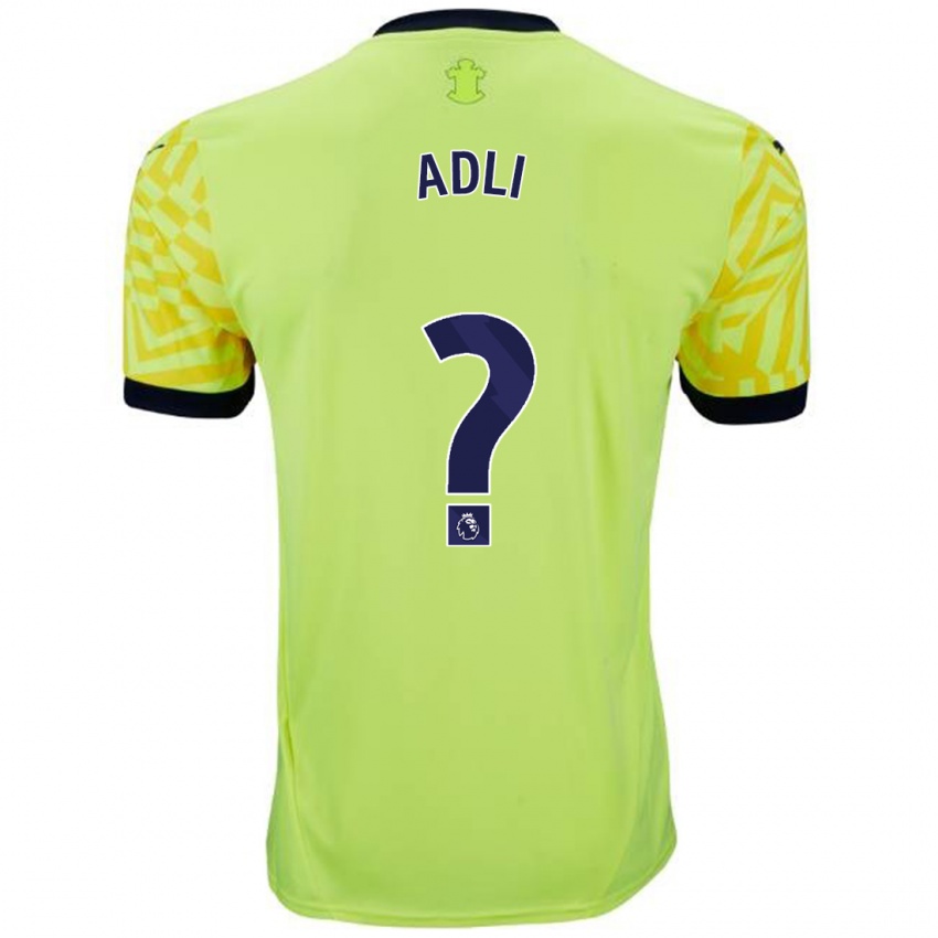 Criança Camisola Mohamed Adli #0 Amarelo Alternativa 2024/25 Camisa