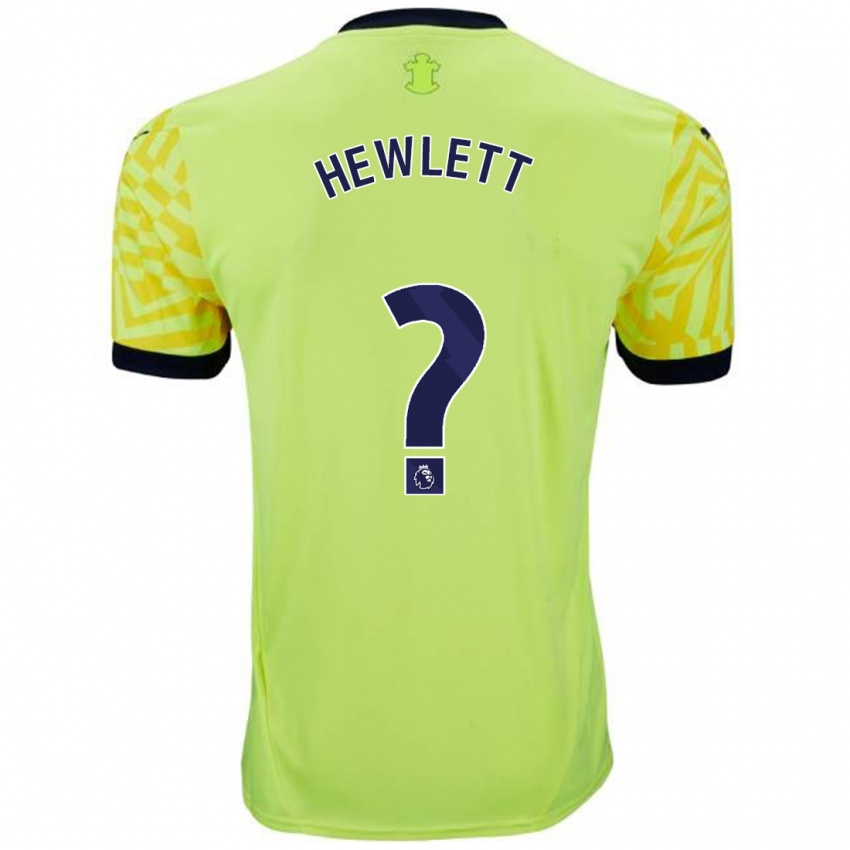 Criança Camisola Jem Hewlett #0 Amarelo Alternativa 2024/25 Camisa