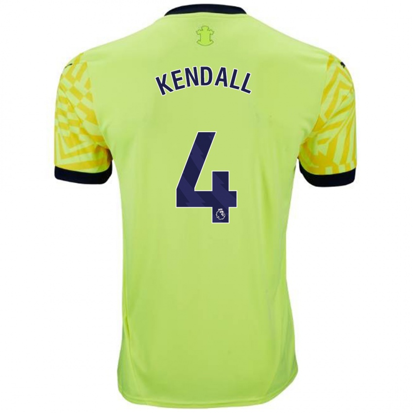 Criança Camisola Lucia Kendall #4 Amarelo Alternativa 2024/25 Camisa