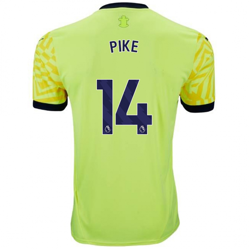 Criança Camisola Molly Pike #14 Amarelo Alternativa 2024/25 Camisa