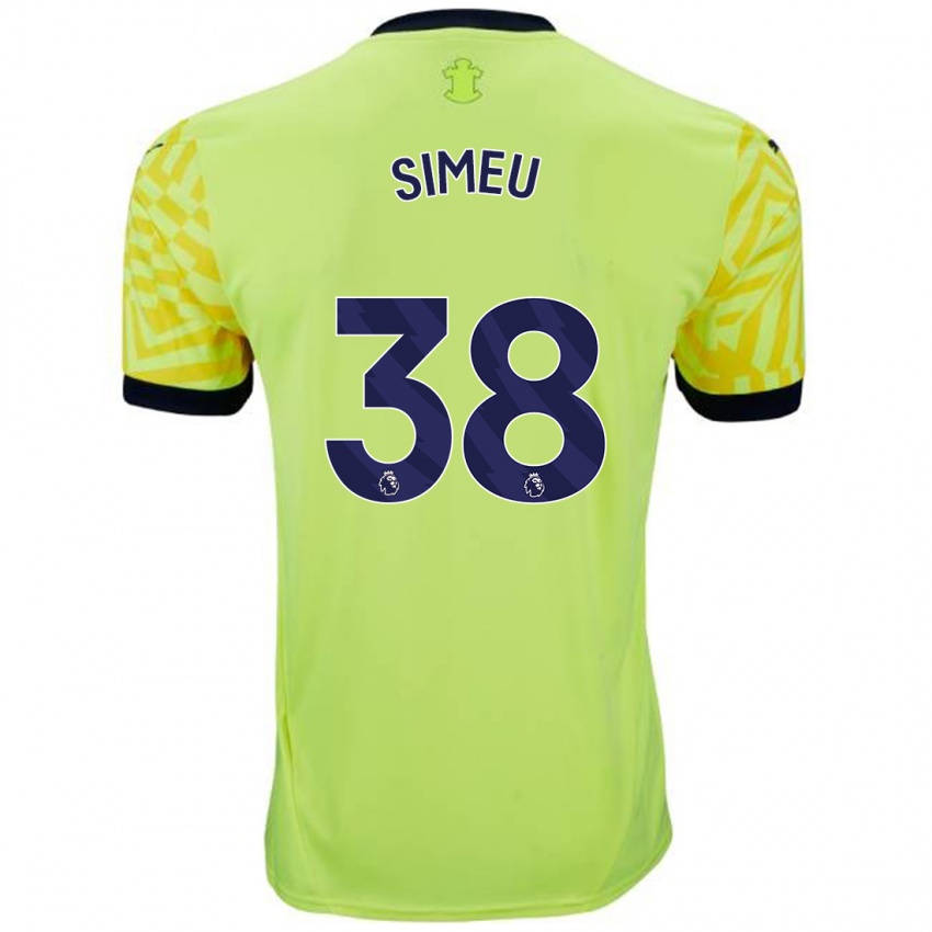 Criança Camisola Dynel Simeu #38 Amarelo Alternativa 2024/25 Camisa