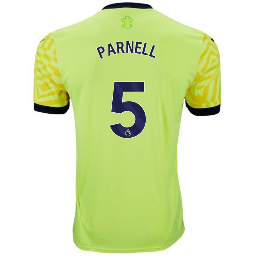 Criança Camisola Rosanna Parnell #5 Amarelo Alternativa 2024/25 Camisa