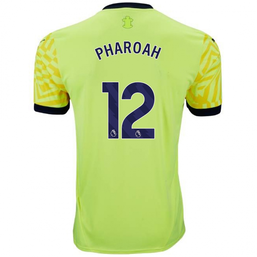 Criança Camisola Sophia Pharoah #12 Amarelo Alternativa 2024/25 Camisa