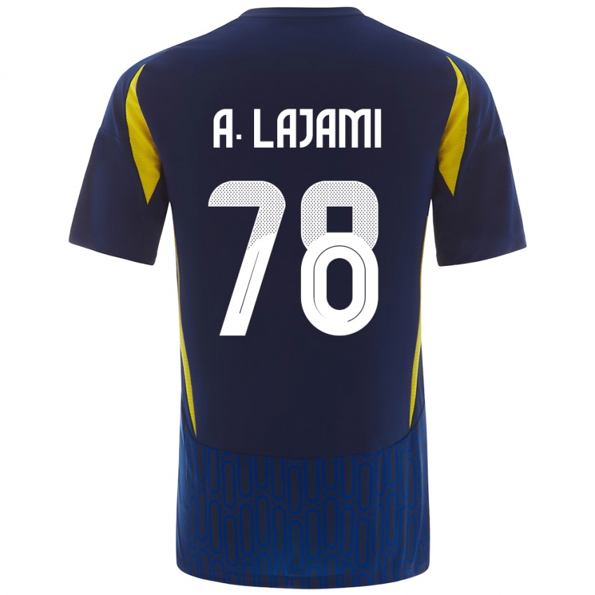 Criança Camisola Ali Lajami #78 Azul Amarelo Alternativa 2024/25 Camisa