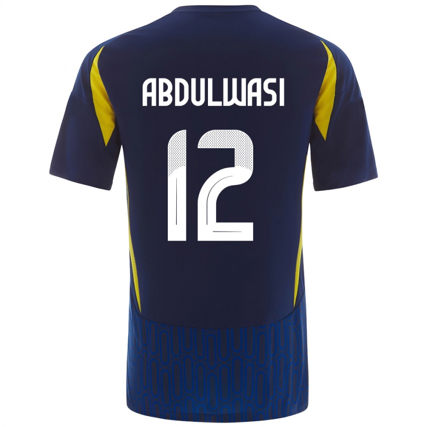 Criança Camisola Dalal Abdulwasi #12 Azul Amarelo Alternativa 2024/25 Camisa