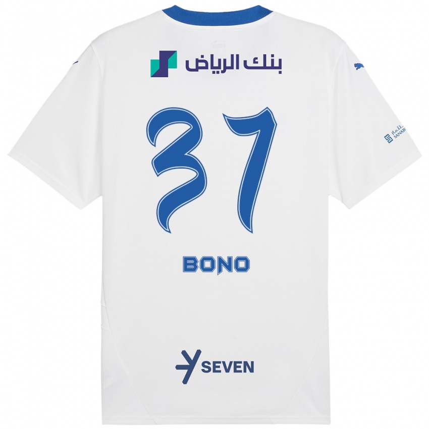 Criança Camisola Bono #37 Azul Branco Alternativa 2024/25 Camisa