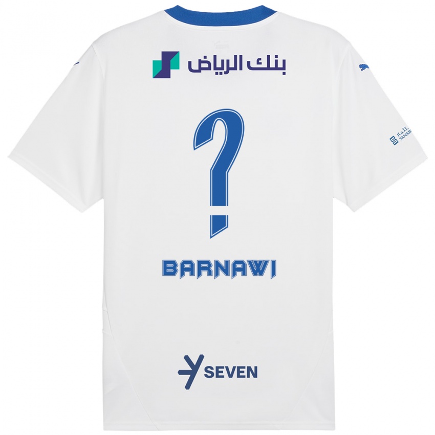 Criança Camisola Abdulsalam Barnawi #0 Azul Branco Alternativa 2024/25 Camisa