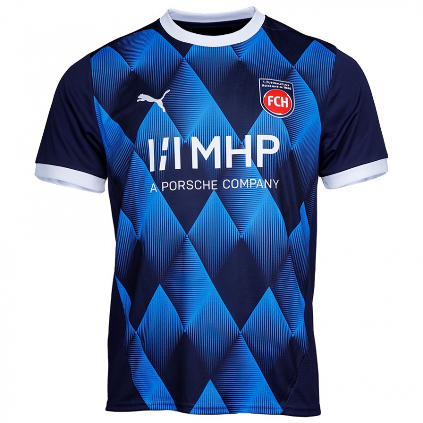 Criança Camisola Florent Schmid #0 Azul Da Marinha Escura Alternativa 2024/25 Camisa