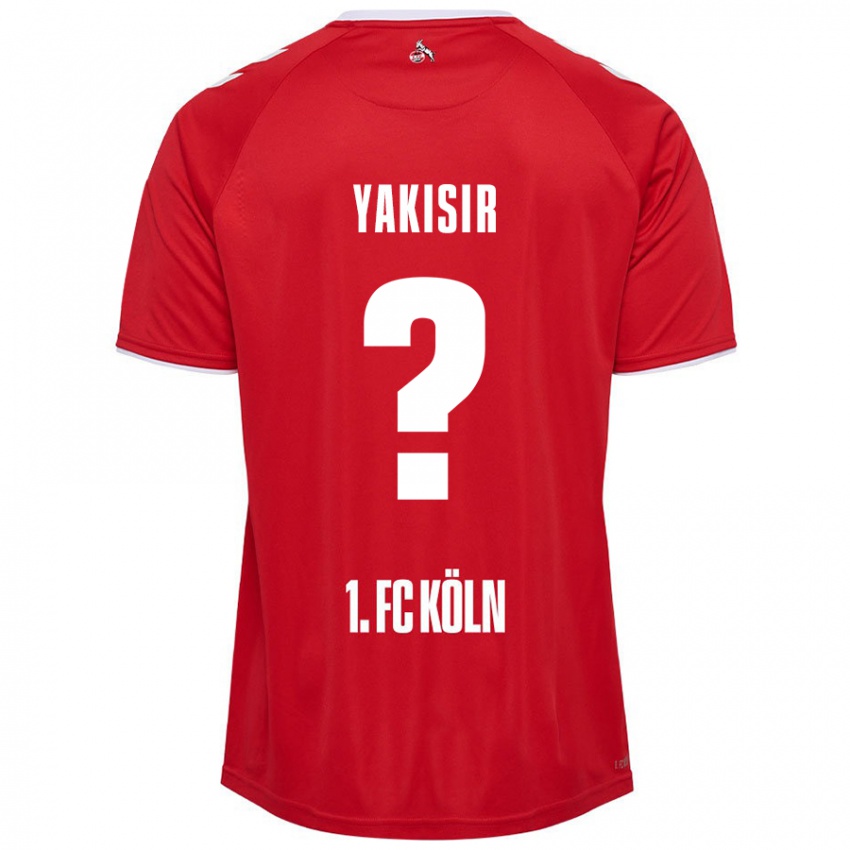 Criança Camisola Emir-Ahmet Yakisir #0 Branco Vermelho Alternativa 2024/25 Camisa