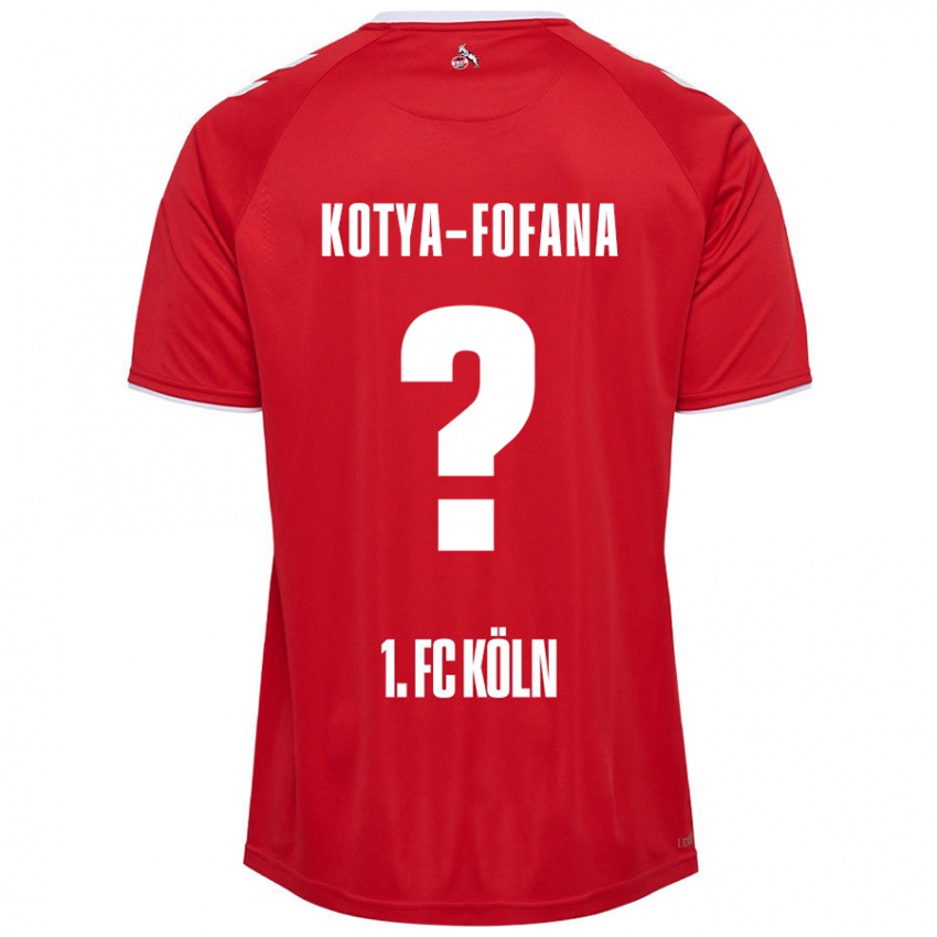 Criança Camisola Assad Kotya-Fofana #0 Branco Vermelho Alternativa 2024/25 Camisa