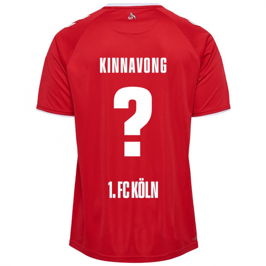 Criança Camisola Jordan Kinnavong #0 Branco Vermelho Alternativa 2024/25 Camisa