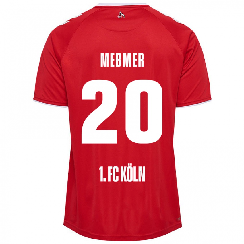 Criança Camisola Meike Meßmer #20 Branco Vermelho Alternativa 2024/25 Camisa