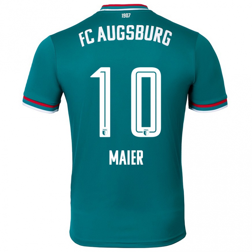 Criança Camisola Arne Maier #10 Verde Escuro Alternativa 2024/25 Camisa