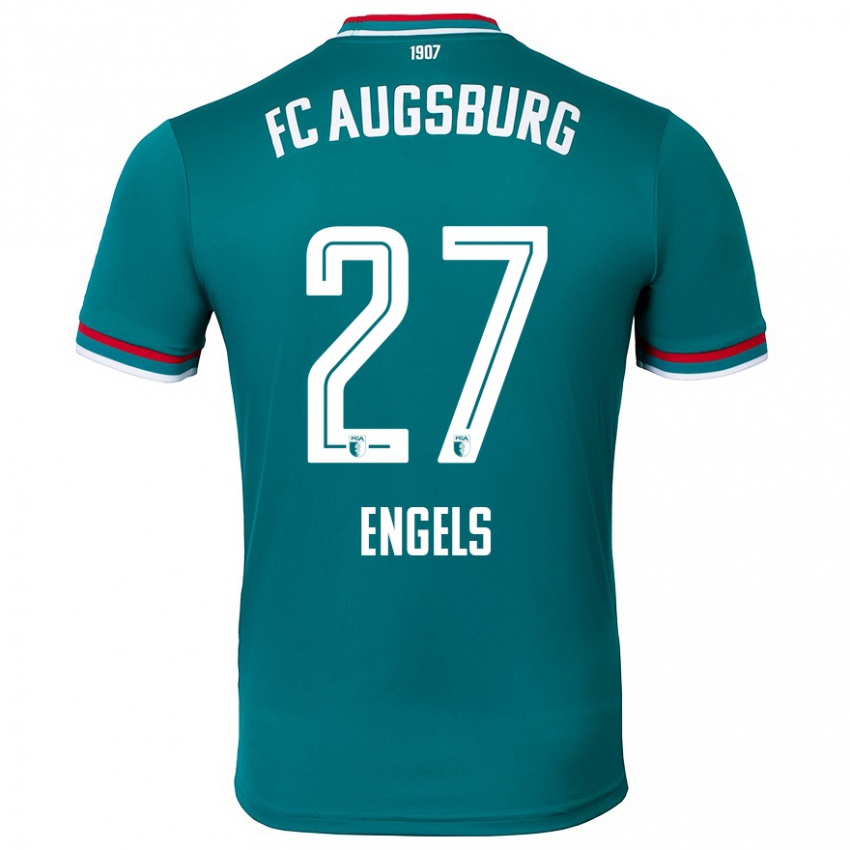 Criança Camisola Arne Engels #27 Verde Escuro Alternativa 2024/25 Camisa