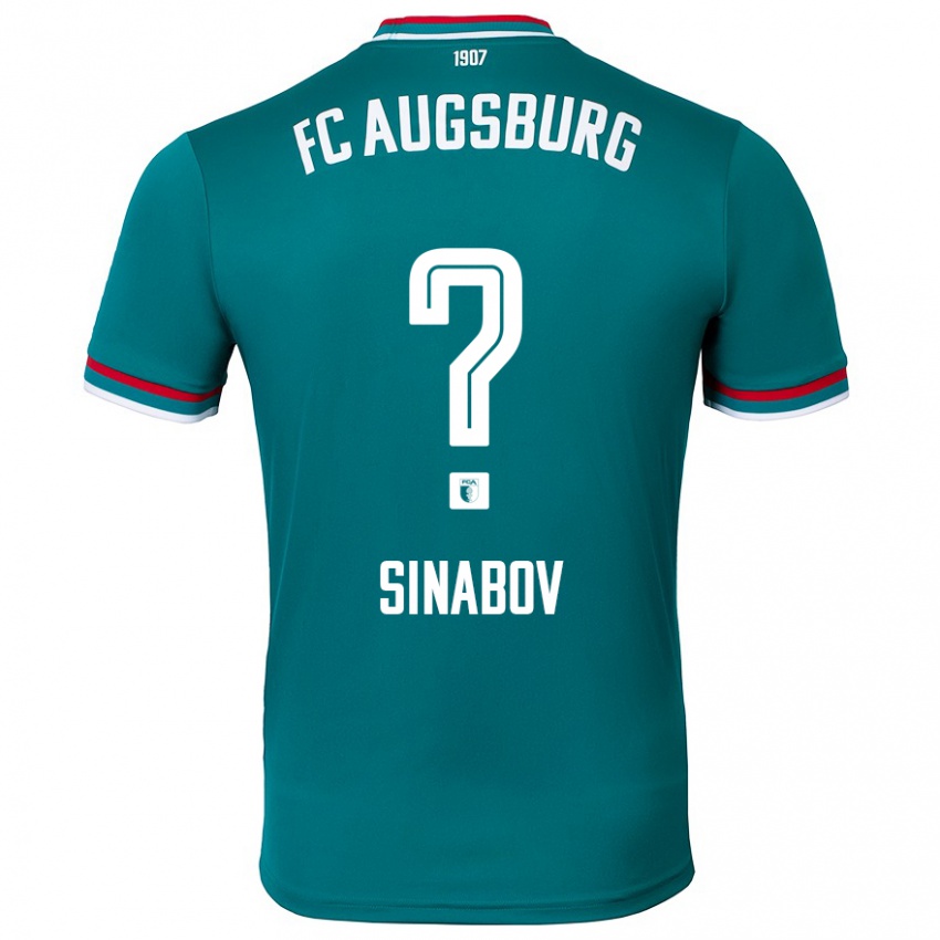 Criança Camisola Albert Sinabov #0 Verde Escuro Alternativa 2024/25 Camisa