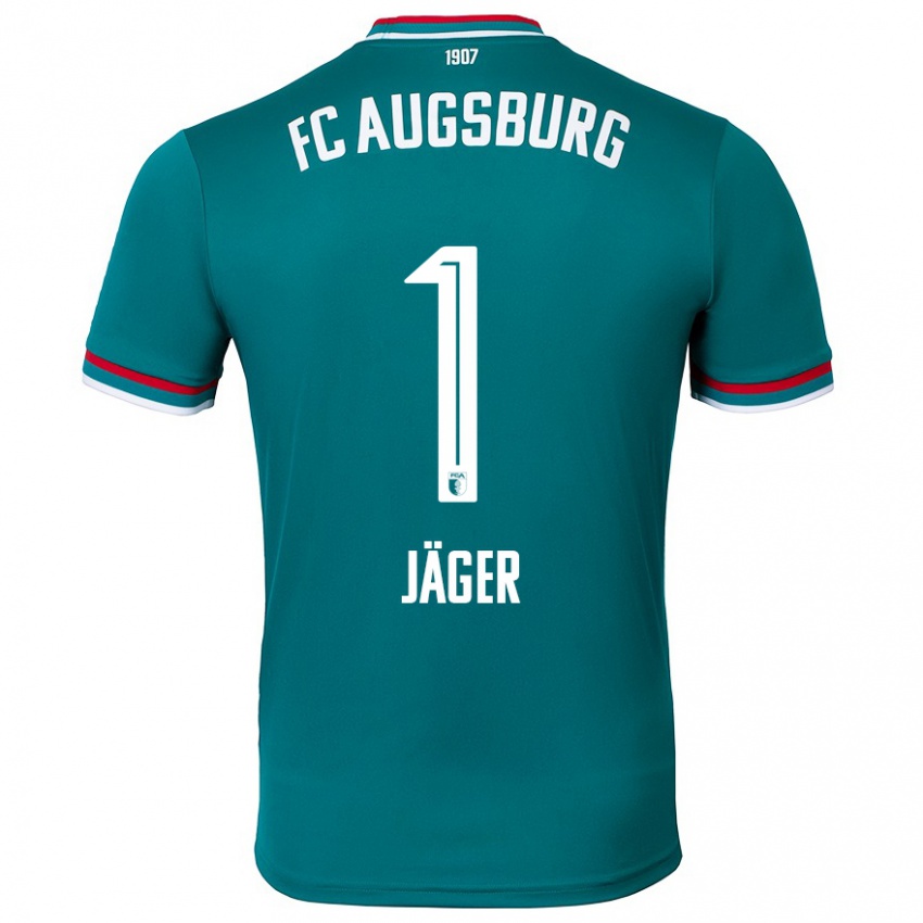 Criança Camisola Tobias Jäger #1 Verde Escuro Alternativa 2024/25 Camisa